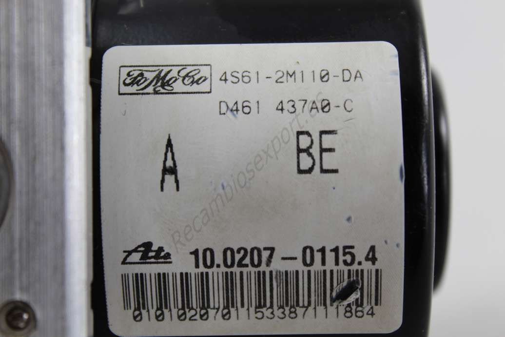 ABS Ford Fiesta Ka Fusion Mazda 4S612M110DA 4S61-2M110-DA D461437A0C D461 437A0-C Ate 10020701154 10.0207-0115.4 10097001343 10.0970-0134.3 000007916H9 00.0007-916H.9 - Imagen 3