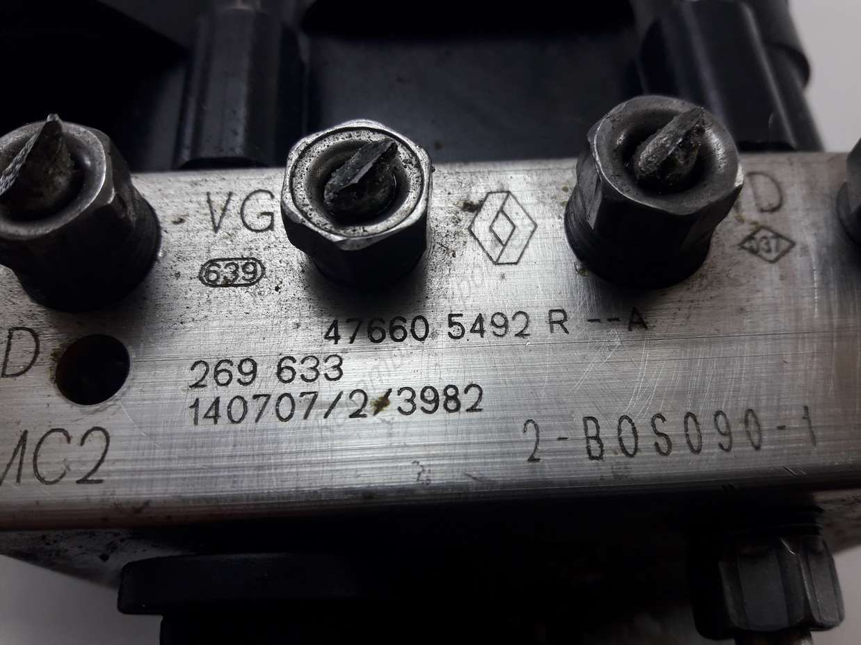 ABS Renault Dacia 476605492RA 47660 5492 R--A 476605492R 2265106516 0265956285 - Imagen 3