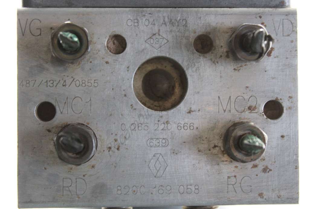 ABS Renault Kangoo 8200169058 8200 169 058 BOSCH 0265220666 0 265 220 666 0273004661 0 273 004 661 - Imagen 3