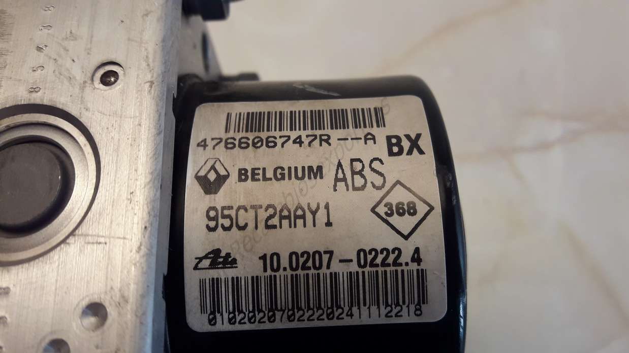 ABS Renault Megane 95CT2AAY1 476606747R--A 10.0207-0222.4 10.0970-1445.3 BX - Imagen 3