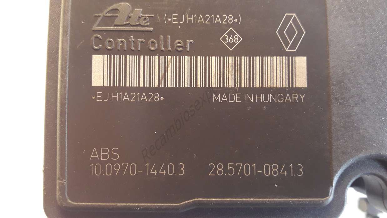 ABS Renault Twingo 8201065089 44CT2AAY1 10020702114 10097014403 - Imagen 2