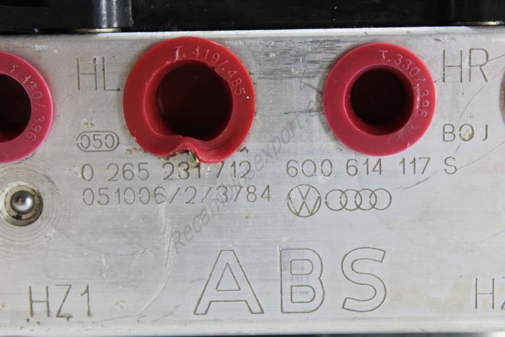 ABS VW Audi Seat Skoda 6Q0614117S 6Q0 614 117 S 6Q0907379AF 6Q0 907 379 AF BOSCH 0265231712 0 265 231 712 0265800511 0 265 800 511 - Imagen 4