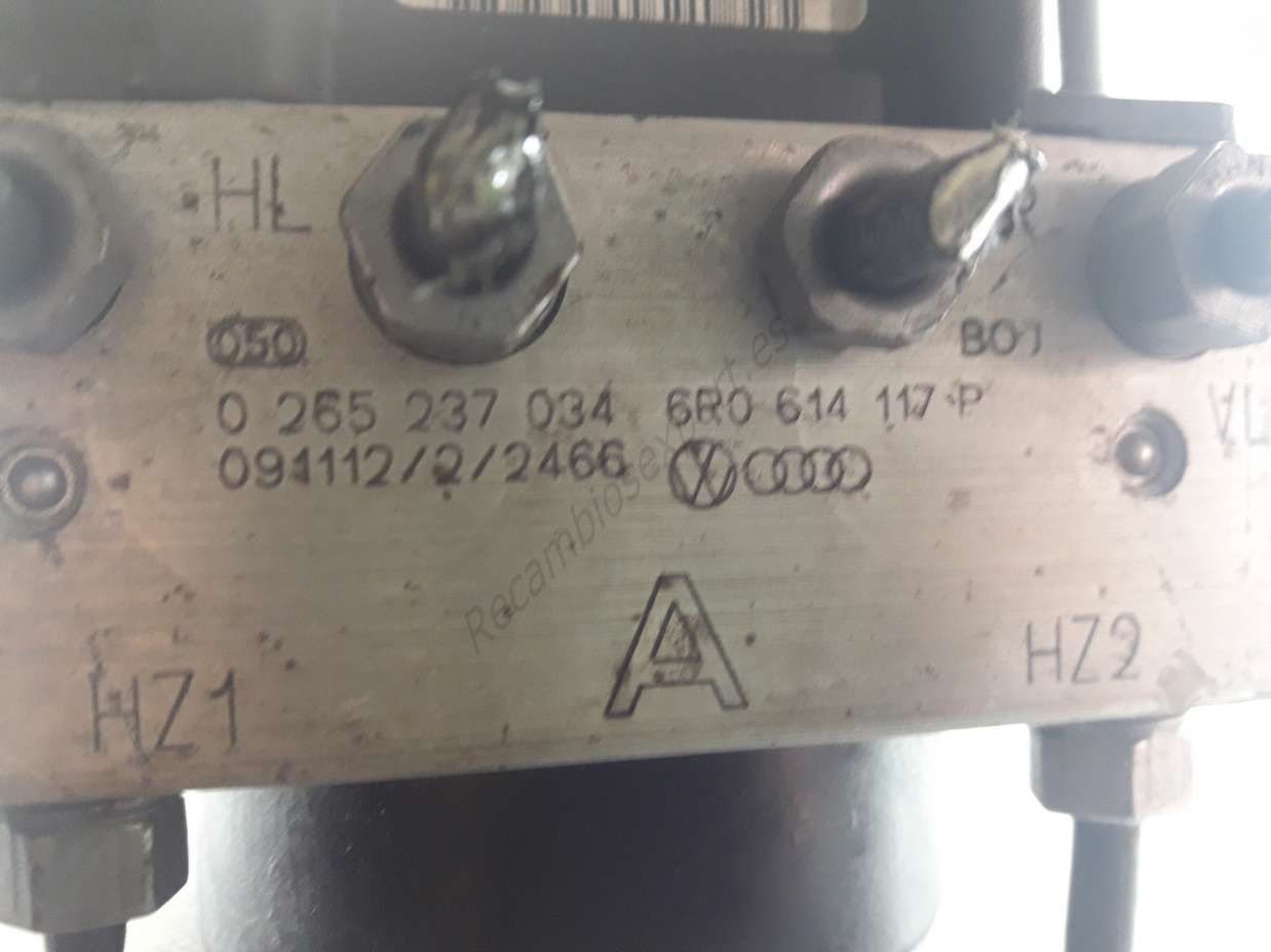 ABS VW Audi Seat Skoda 6R0614117P 6R0 614 117 P 0265800911 0265237034 0 265 800 911 0 265 237 034 - Imagen 3