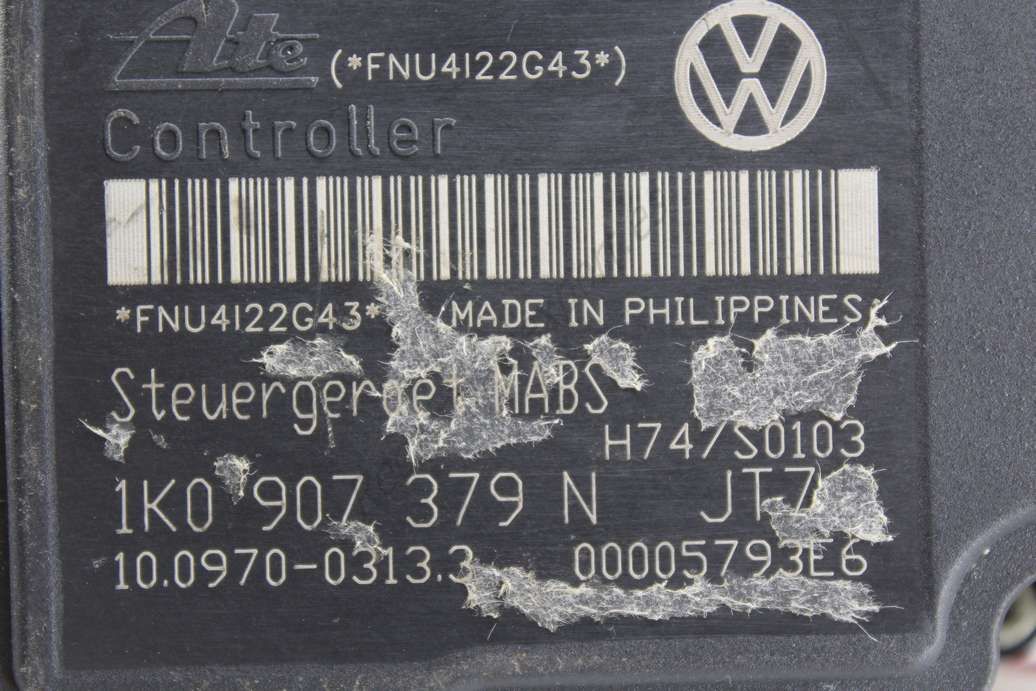 ABS VW Golf Audi A3 Seat Altea 1K0614117F 1K0 614 117 F 1K0907379N 1K0 907 379 N Ate 10020700344 10.0207-0034.4 10097003133 10.0970-0313.3 00005793E6 - Imagen 2