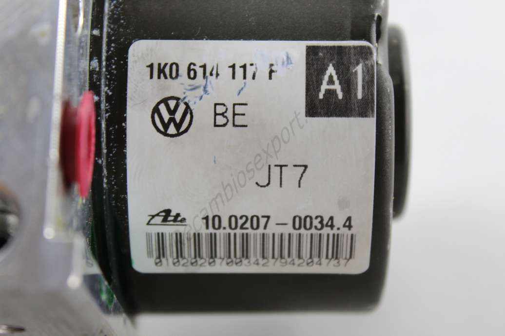 ABS VW Golf Audi A3 Seat Altea 1K0614117F 1K0 614 117 F 1K0907379N 1K0 907 379 N Ate 10020700344 10.0207-0034.4 10097003133 10.0970-0313.3 00005793E6 - Imagen 3