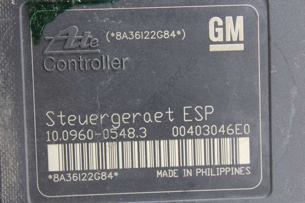 Centralita ABS Opel Astra 13213610AL 13213610 AL 13 213 610 AL 10020602064 10. 0206-0206. 4 10096005483 10. 0960-0548. 3 00403046E0 - Imagen 3