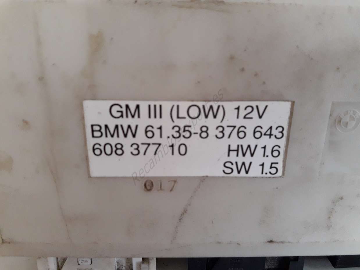 Centralita BMW E39 GM III LOW 61358376643 61.35-8 376 643 60837710 - Imagen 2