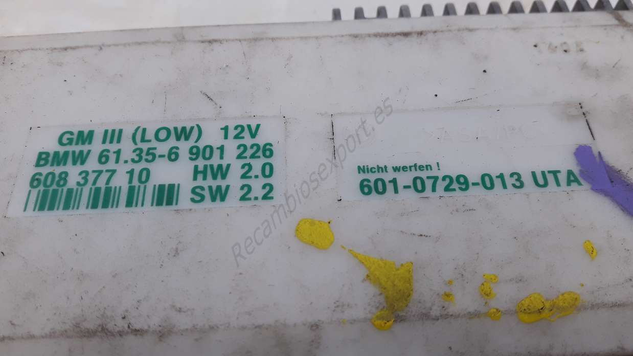 Centralita Basico BMW E39 61356901226 61.35-6 901 226 60837710 UTA 6010729013 601 0729 013 - Imagen 2