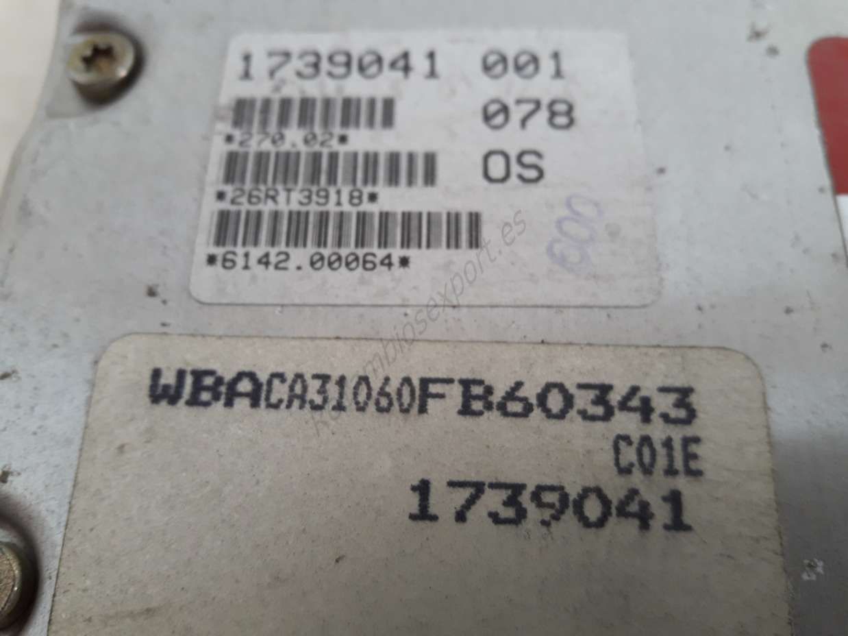 Centralita de Motor BMW E36 1739041001 1739041 001 BOSCH 0261200520 0 261 200 520 - Imagen 2