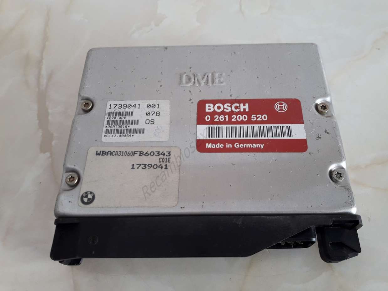 Centralita de Motor BMW E36 1739041001 1739041 001 BOSCH 0261200520 0 261 200 520