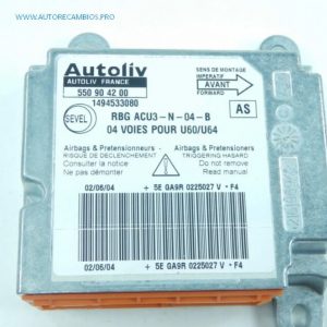 Centralita de airbag Peugeot 1494533080 550904200 AQ