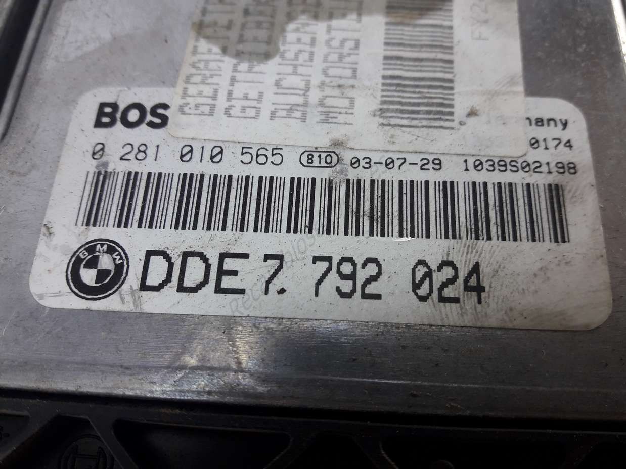 Centralita del motor BMW E46 DDE7792024 7792024 DDE 7. 792 024 Bosch 0281010565 - Imagen 2