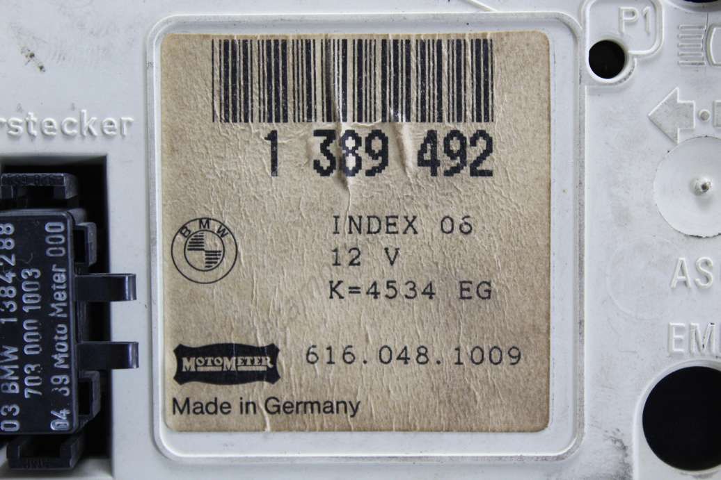 Cuadro de instrumentos BMW E34 1389492 1 389 492 6160481009 616.048.1009 - Imagen 2