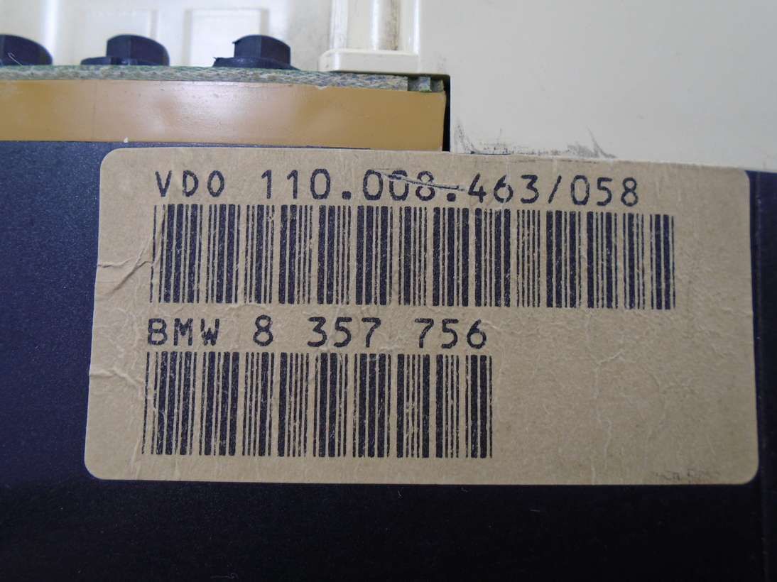Cuadro de instrumentos BMW E36 8357756 8 357 756 VDO 110008463058 110. 008. 463058 110 008 463 058 - Imagen 2