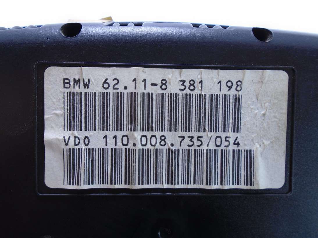 Cuadro de instrumentos BMW E39 62118381198 VDO 110008735054 110 008 735 054 - Imagen 2