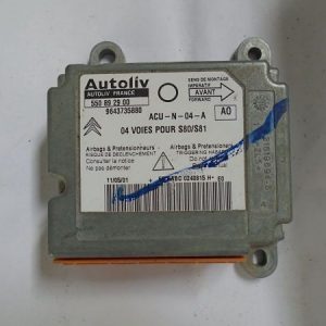 Centralita de airbag Citroen 550892900 9643735880