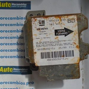 CENTRALITA AIRBAG OPEL 09229039BD 09229039 BD 5wk2922