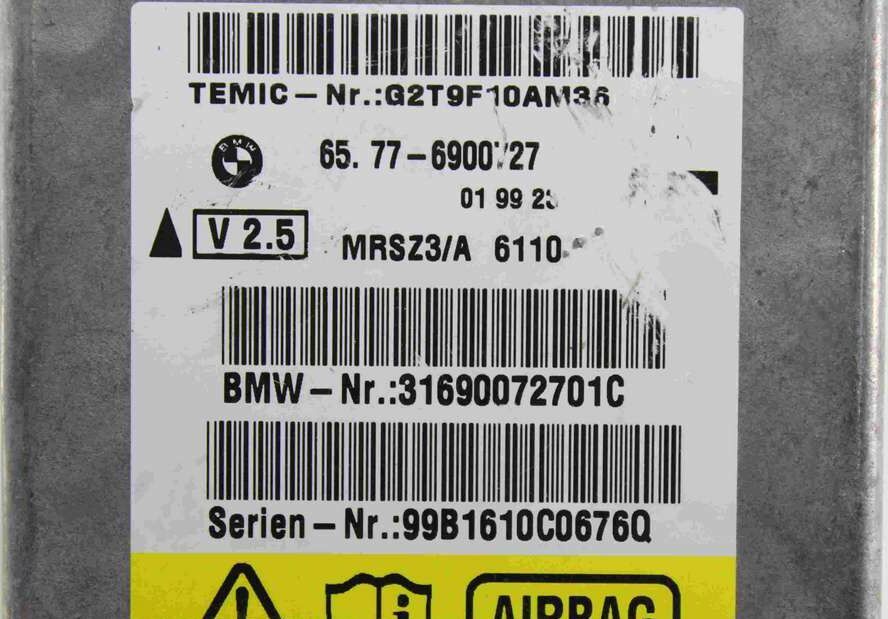 Centralita de airbag BMW E53 X5 E46 65776900727 65.77-6900727 TEMIC - Imagen 2