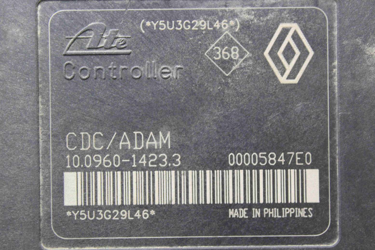 ABS Renault Espace Laguna 8200159837D 8200 159 837--D 10020601054 10.0206-0105.4 P5CT2AAY4 10096014233 10.0960-1423.3 00005847E0 - Imagen 3