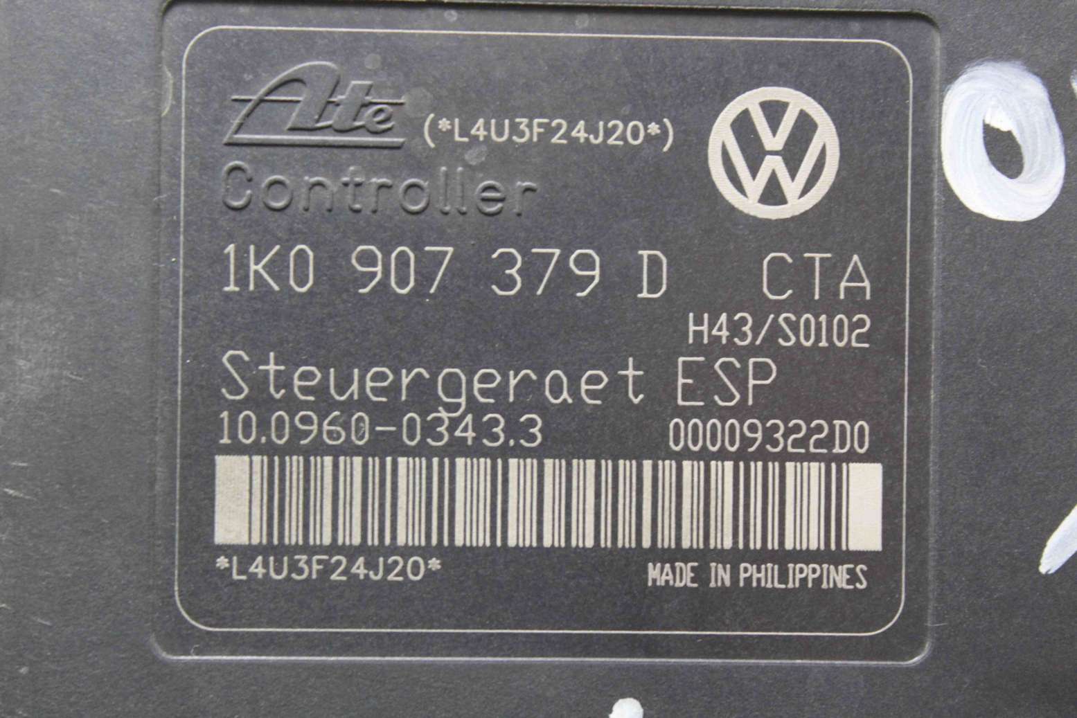 ABS VW Audi Seat Skoda 1K0614517B 1K0907379D 10020600404 10096003433 - Imagen 3