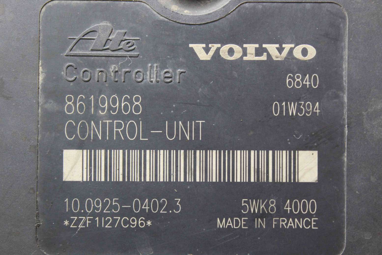 ABS Volvo S60 S80 P08619974 8619968 10020403584 10.0204-0358.4 10092504023 10.0925-0402.3 Siemens 5WK84000 5WK8 4000 - Imagen 3