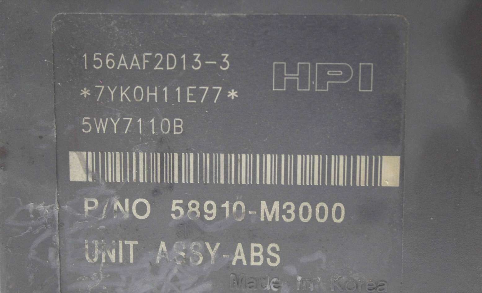 Modulo ABS Kia Joice 58910M3000 58910-M3000 BH60101500 Siemens 5WY7110B - Imagen 3