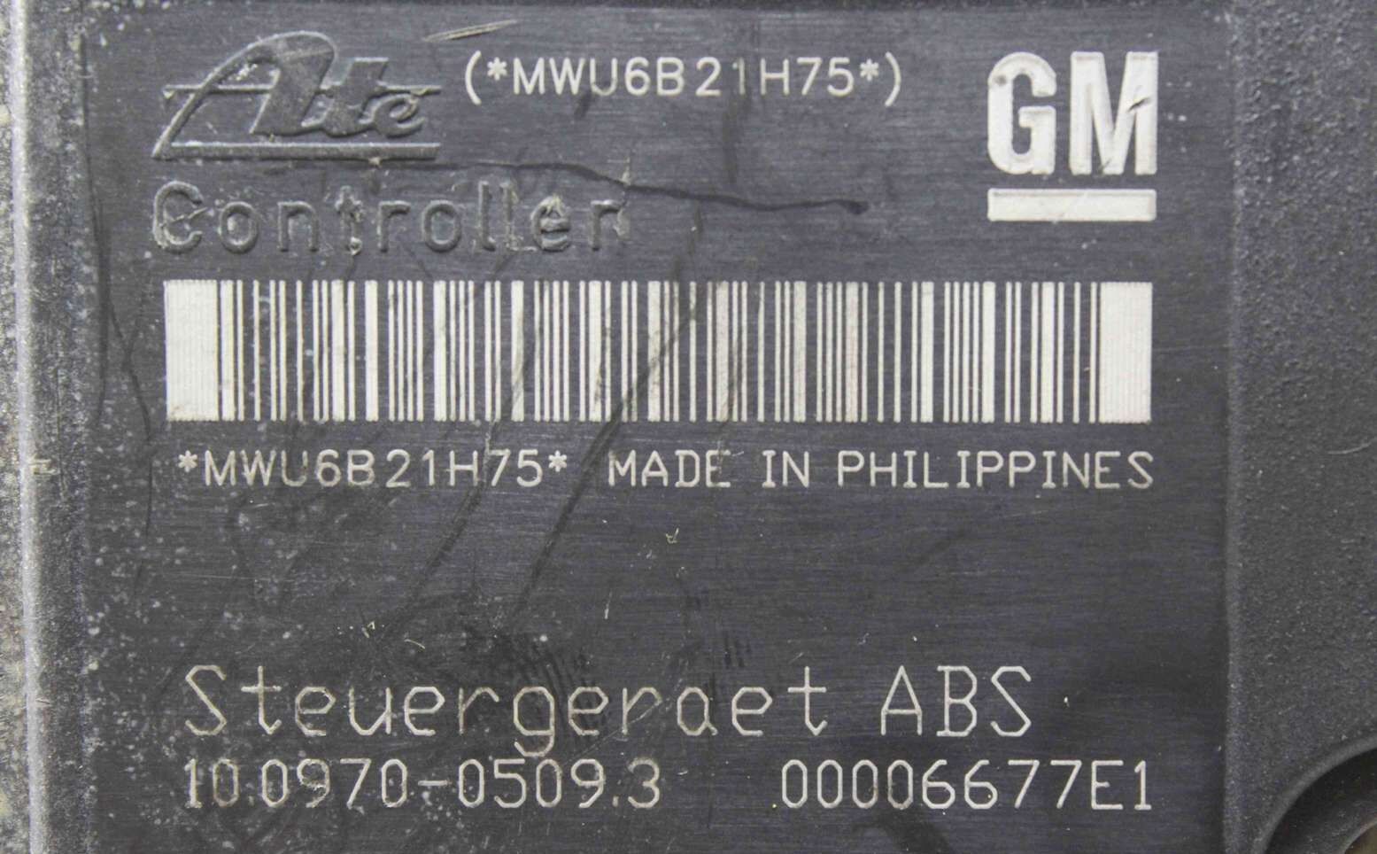 ABS Opel Astra 13157576 13 157 576 13157576HA ATE 10020700244 10.0207-0024.4 10097005093 10.0970-0509.3 00006677E1 - Imagen 3