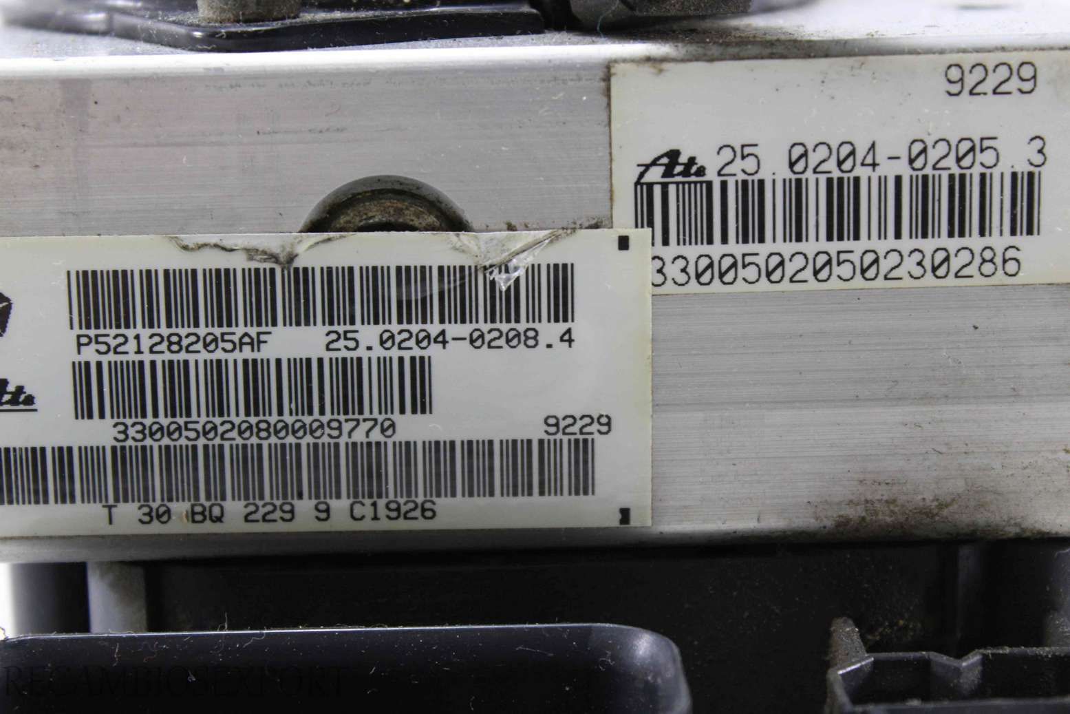 ABS Jeep Grand Cherokee P52128205AF ATE 10051181861 10.0511-8186.1 25020402084 25.0204-0208.4 25020402053 25.0204-0205.3 - Imagen 3