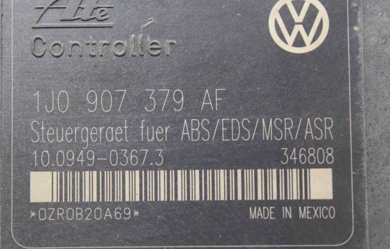 ABS VW Golf 1J0614417A 1J0 614 417 A 1J0907379AF 1J0 907 379 AF ATE 10020402134 10.0204-0213.4 10094903673 10.0949-0367.3 - Imagen 3