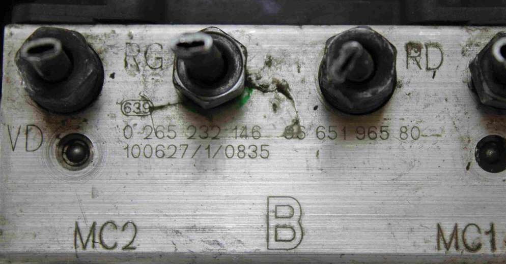 Modulo ABS Peugeot Partner Citroen Xsara Picasso 9665196580 96 651 965 80 Bosch 0265232146 0 265 232 146 0265800738 0 265 800 738 - Imagen 2