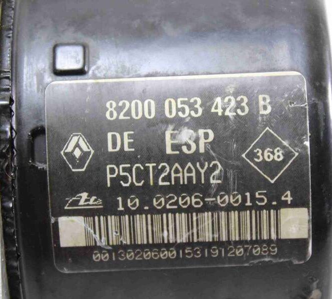 Modulo ABS Renault Laguna Espace 8200053423B 8200 053 423 B 8200053423 B ATE 10096014113 10.0960-1411.3 10020600154 10.0206-0015.4 00008285D1 - Imagen 2