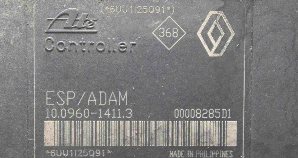 Modulo ABS Renault Laguna Espace 8200053423B 8200 053 423 B 8200053423 B ATE 10096014113 10.0960-1411.3 10020600154 10.0206-0015.4 00008285D1 - Imagen 3