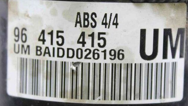 Modulo ABS Chevrolet Rezzo Tacuma 96415415UM 96415415 UM 96 415 415 UM Siemens 5WY7505C - Imagen 2