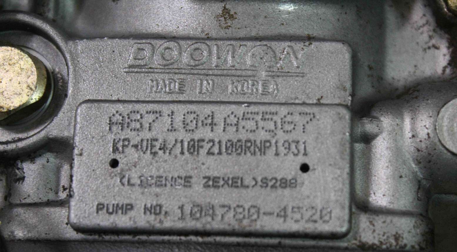 Bomba inyeccion Hyundai Galloper 1047804520 104780-4520 3310342630 33103-42630 1047804520 104780-4520 A87104A5567 Bosch 0281005019 0 281 005 019 - Imagen 6