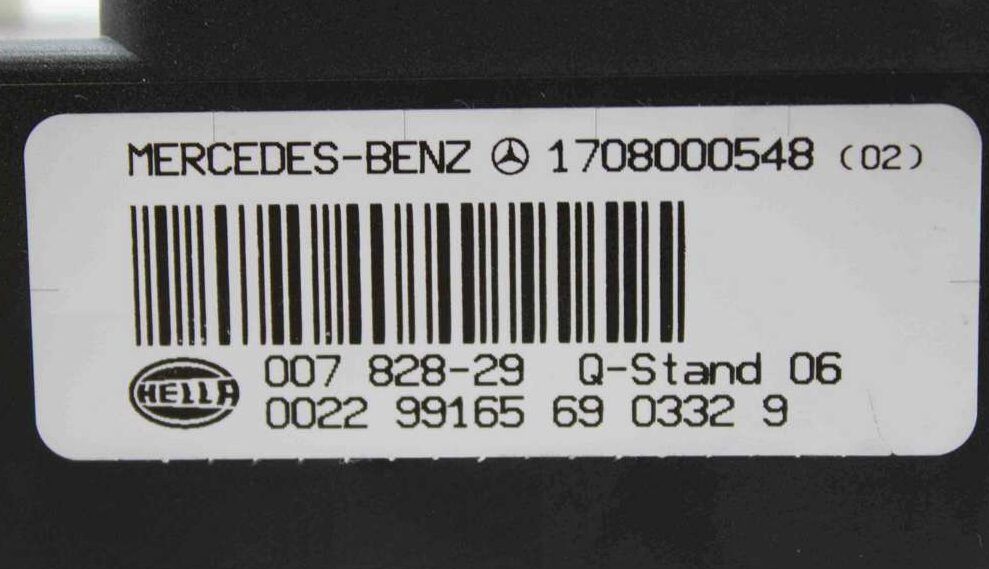 Bomba cierre centralizado Mercedes W170 1708000548 Hella 00782829 007 828-29 - Imagen 2