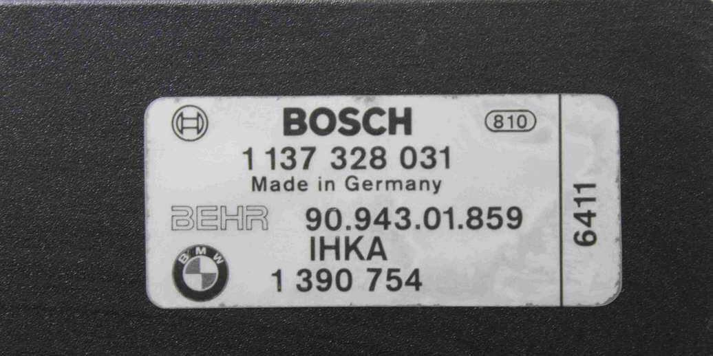 Centralita de confort BMW E32 E34 1390754 1 390 754 Bosch 1137328031 1 137 328 031 IHKA Behr 9094301859 - Imagen 3