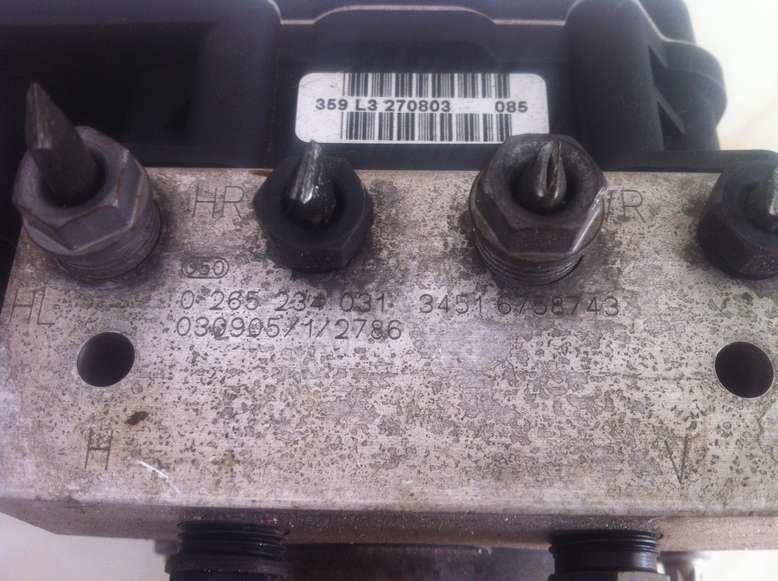 Modulo ABS BMW E60 34516758743 BOSCH 0265234031 0 265 234 031 0265950316 0 265 950 316 - Imagen 3