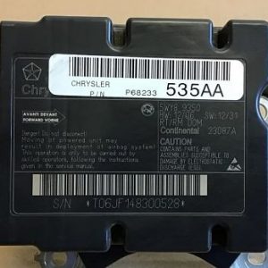 DODGE GRAND CARAVAN UNIDAD DE CONTROL/MÓDULO DEL AIRBAG P68233535AA 68233535AA