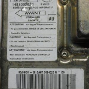 Centralita de airbag Fiat Scudo Peugeot Expert 1481002080 550540000 AU