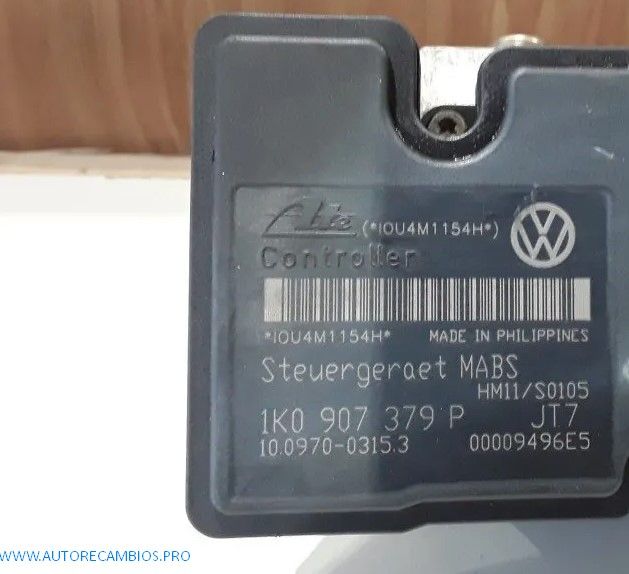 Modulo ABS VW Audi Seat Skoda 1K0614117H 1K0 614 117 H 1K0907379P 1K0 907 379 P ATE 10020701074 10.0207-0107.4 10097003153 10.0970-0315.3 00009496E5
