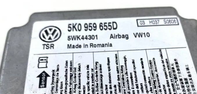 Centralita airbags Módulo Airbags Volkswagen Golf 6 VI 5K0959655D 5WK44301 03H037S0606 Golf