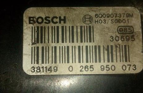 ABS Seat Polo 6Q0614517E 6QO614517E 0265225160 6Q0907379M 0265950073 - Imagen 2