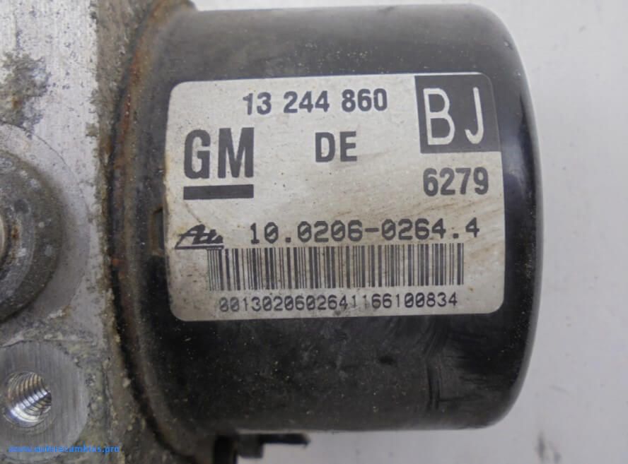ABS Opel Astra Zafira 13244860BJ 13 244 860 BJ 13244860 00404674C0 10096005703 10.0960-0570.3 10020602644 10.0206-0264.4