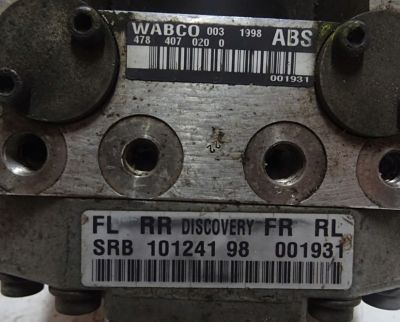 ABS Land Rover Discovery 4784070200 478 407 020 0 WABCO SRB 101241 98 SRB10124198 - Imagen 2