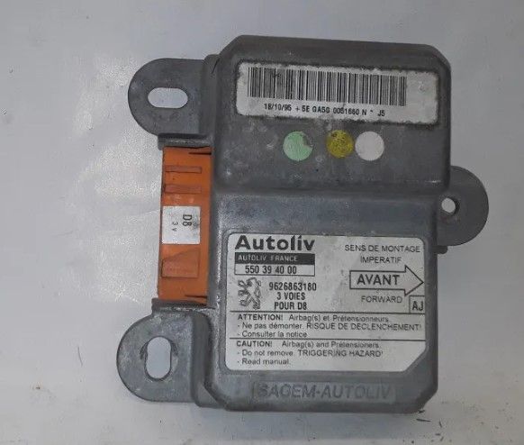 PEUGEOT 406 UNIDAD DE CONTROL/MÓDULO DEL AIRBAG 550394000