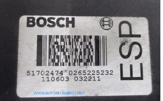 Bomba ABS Fiat Stilo JTD 51702474 0265225232 0265950103 - Imagen 3