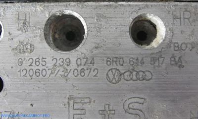 ABS VW Audi Seat SKoda 6R0614517BA 0265239074 6R0907379BE 6R0907379AF 0265955034 - Imagen 3