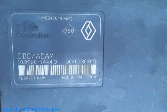 ABS Renault Laguna 8200808145 10039929574 10096014443 00403309E5 P5CT2AAY7 - Imagen 2