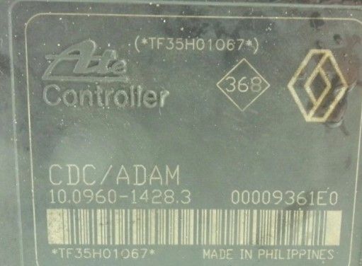 ABS Renault Laguna 8200345940 8200345940C 00009361E0 P5CT2AAY7 10096014283