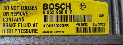 MERCEDES-BENZ E W211 BOMBA DE ABS A0044314212 0265960012 0265250019 - Imagen 2